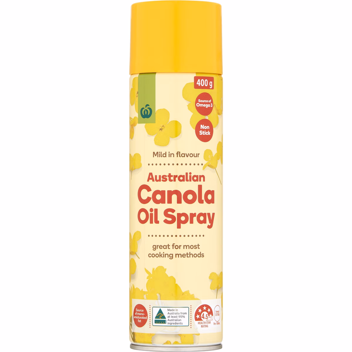 Canola oil spray