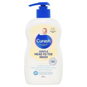 Curash gentle head to toe wash 400ml